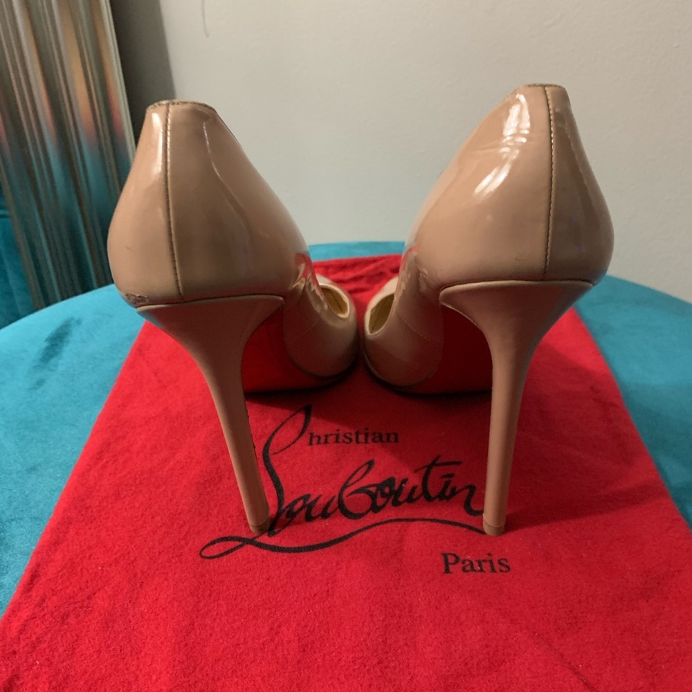Authentic Patent Christian Louboutin Pigalle 120 - Picture 2 of 5